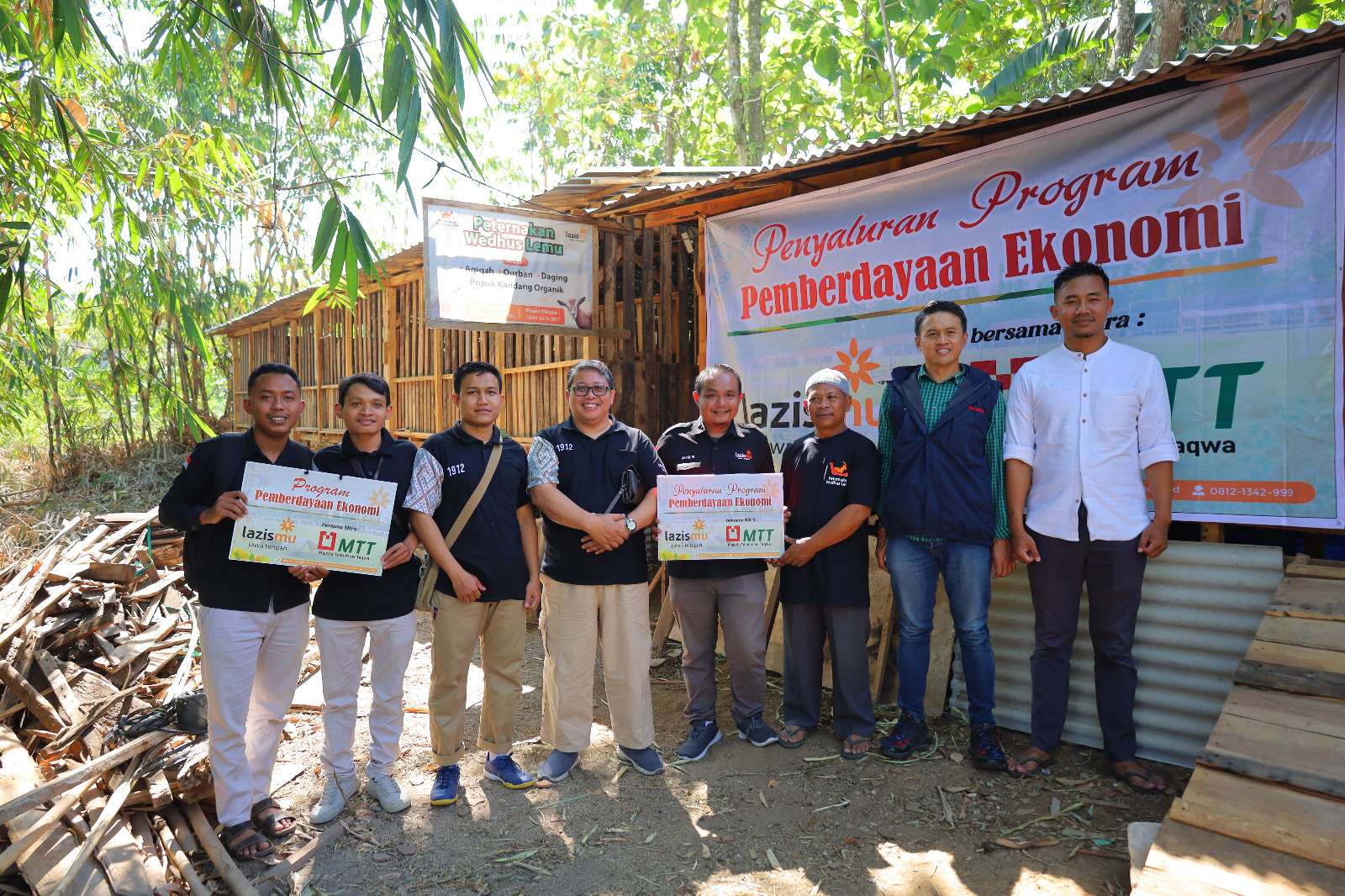 Tingkatkan Multifler Effec, Lazismu Jateng Bersama MTT Jateng-DIY Salurkan Program Unik Pertenakan Hotel Wedus Lemu
