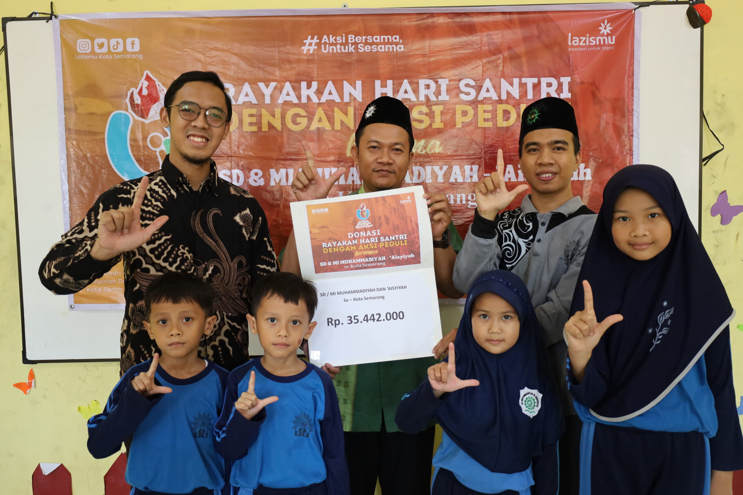 Peduli Palestina : Gerakan Solidaritas SD MI Muhammadiyah dan Aisyiyah se Kota Semarang