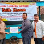 Penyaluran Bantuan UMKM dengan Branding yaitu Batik Idaman