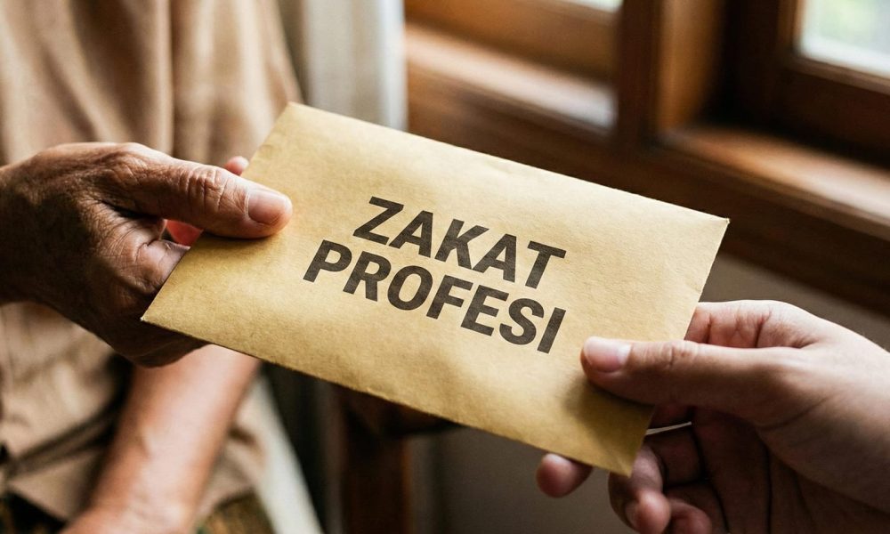 ilustrasi zakat penghasilan dan zakat profesi 2,5 persen
